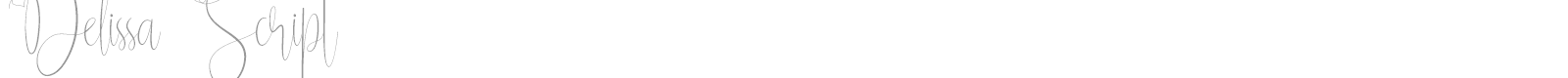 Delissa Script font preview